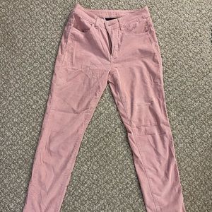 American Eagle Pink Corduroy Jeggings